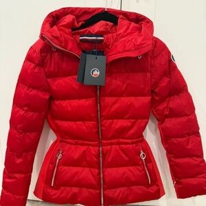 Fusalp Scarlet Hooded Puffer Jacket
